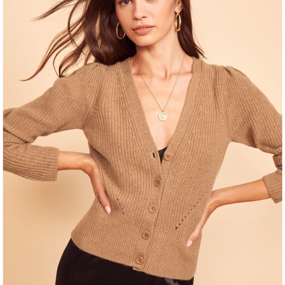 Reformation Fossi Cashmere Cardigan